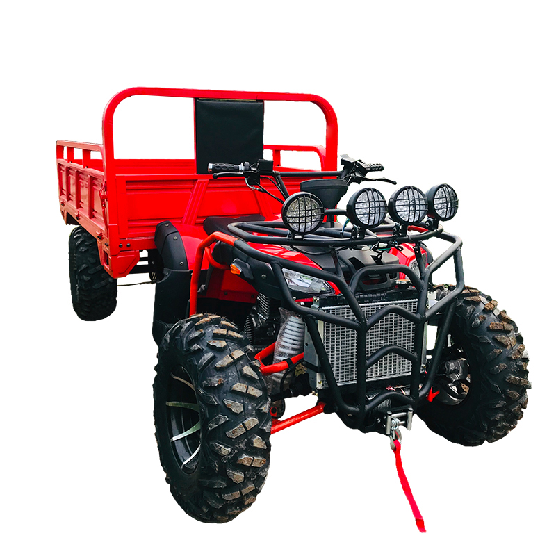 Four-Wheel Drive Multi-Purpose ATV With Dump Box