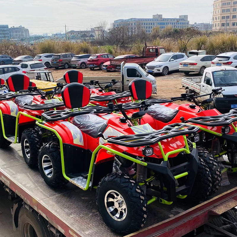 Chain Drive Shock Absorption ATV With Backrest