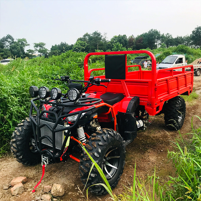 Four-Wheel Drive Multi-Purpose ATV With Dump Box