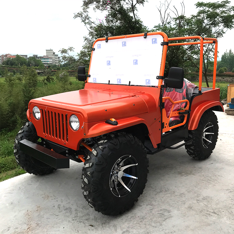 Leisure Mini Convertible Jeep UTV With Guardrail