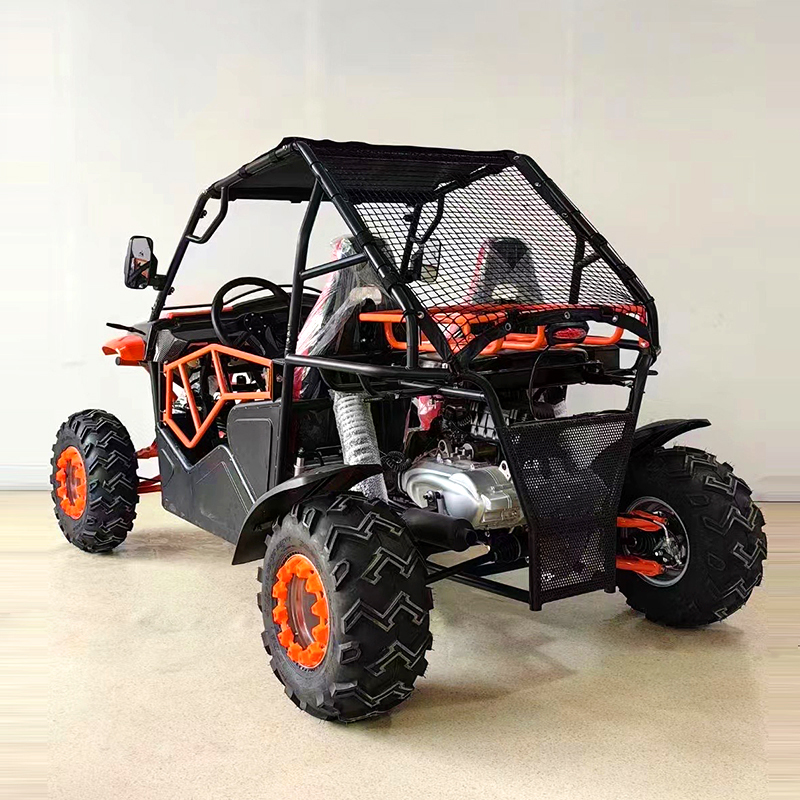 Two-Seater Side-By-Side UTV With Wind Deflector And Roof