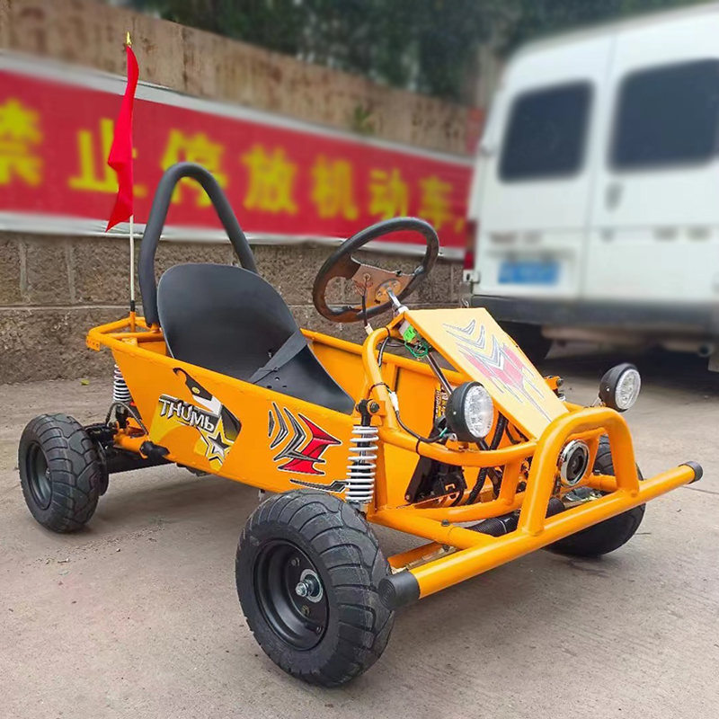 Children's Single Seat Small All-Terrain Go-Kart With Light