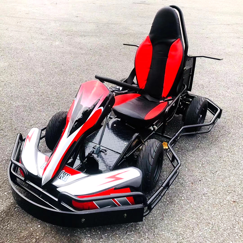 Mini Single Seat Electric Go-Kart With Front And Rear Bumper