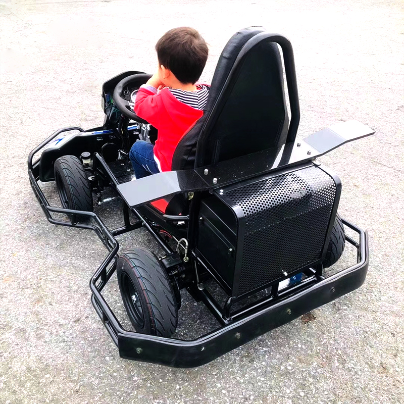 Mini Single Seat Electric Go-Kart With Front And Rear Bumper