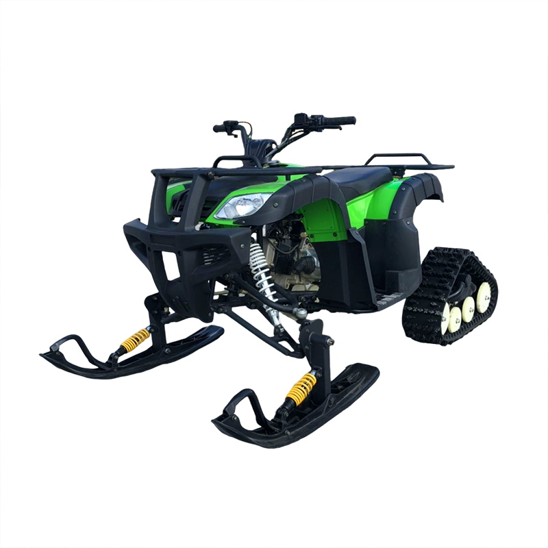 Motorcycles Four-Wheel Tracked Snowmobile With Skis