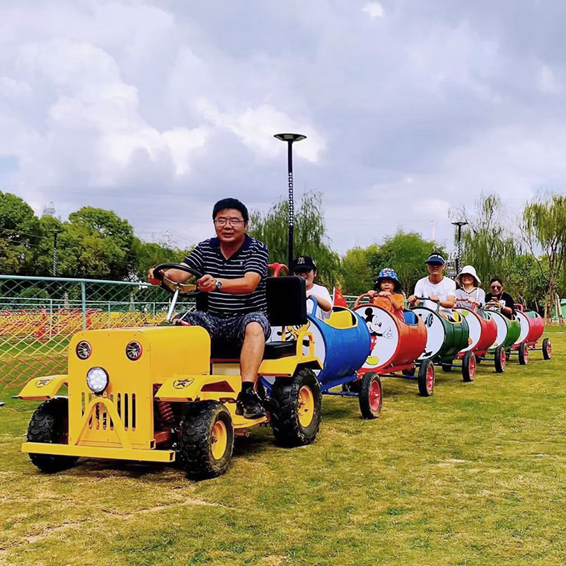 Multi-Function Four-Wheel Sightseeing Electric Tractor