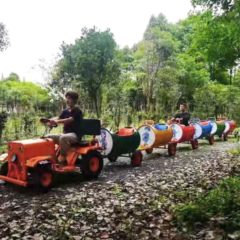 Multi-Function Four-Wheel Sightseeing Electric Tractor