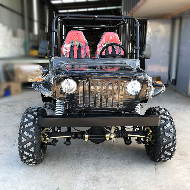 Recreational All Terrain Jeep UTV With Rearview Mirror