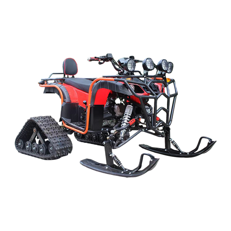 Shock-Absorbing Crawler Four-Wheel With Lights Snowmobile