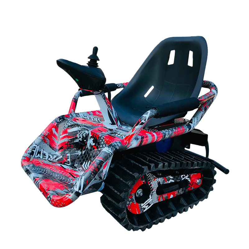 Tracked Electric Children's Mini Tank-Shaped Snowmobile