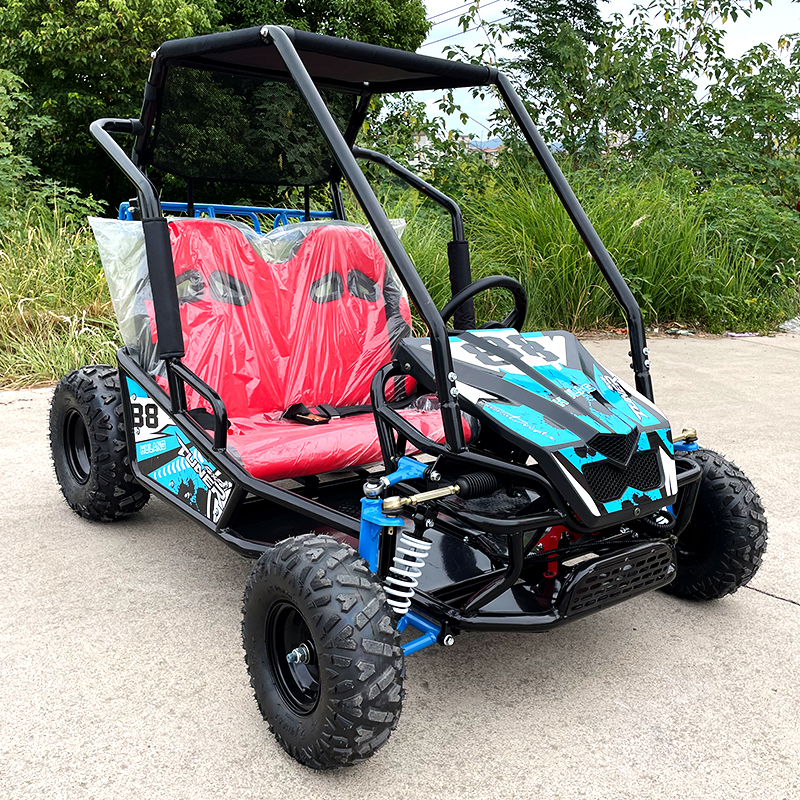 Two-Seater Parent-Child Go-Kart With Roof