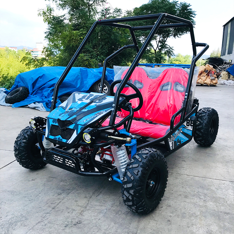 Two-Seater Parent-Child Go-Kart With Roof