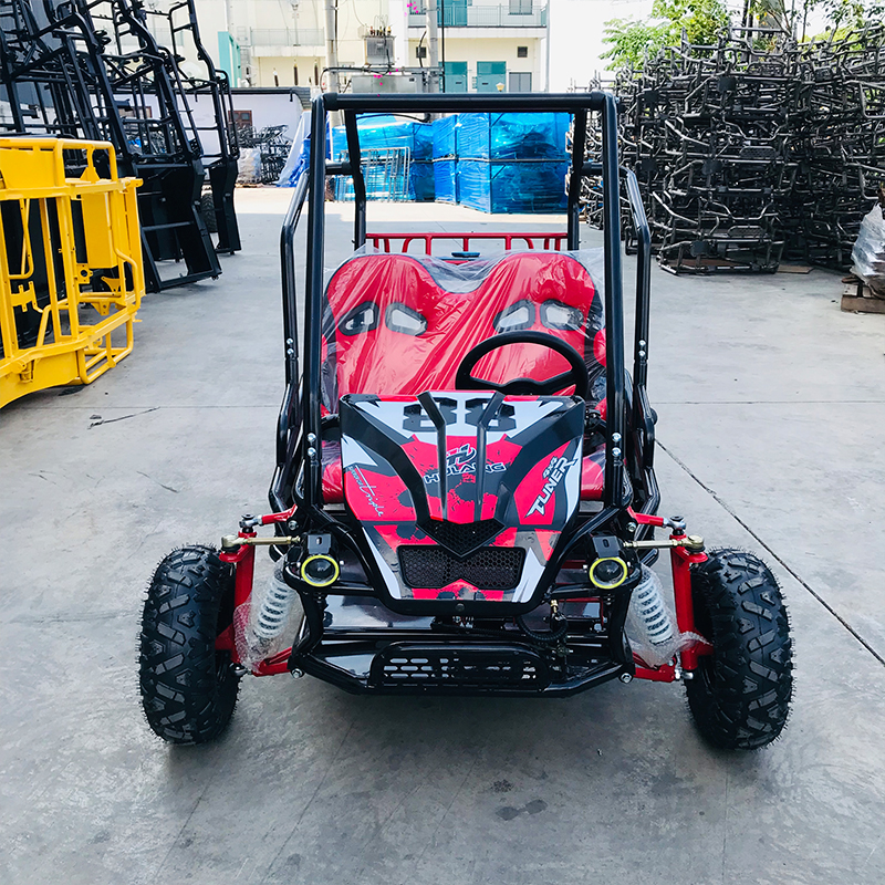 Two-Seater Parent-Child Go-Kart With Roof