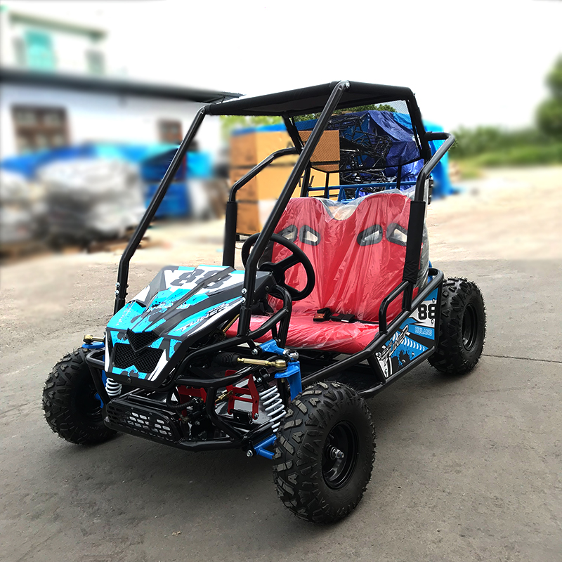 Two-Seater Parent-Child Go-Kart With Roof