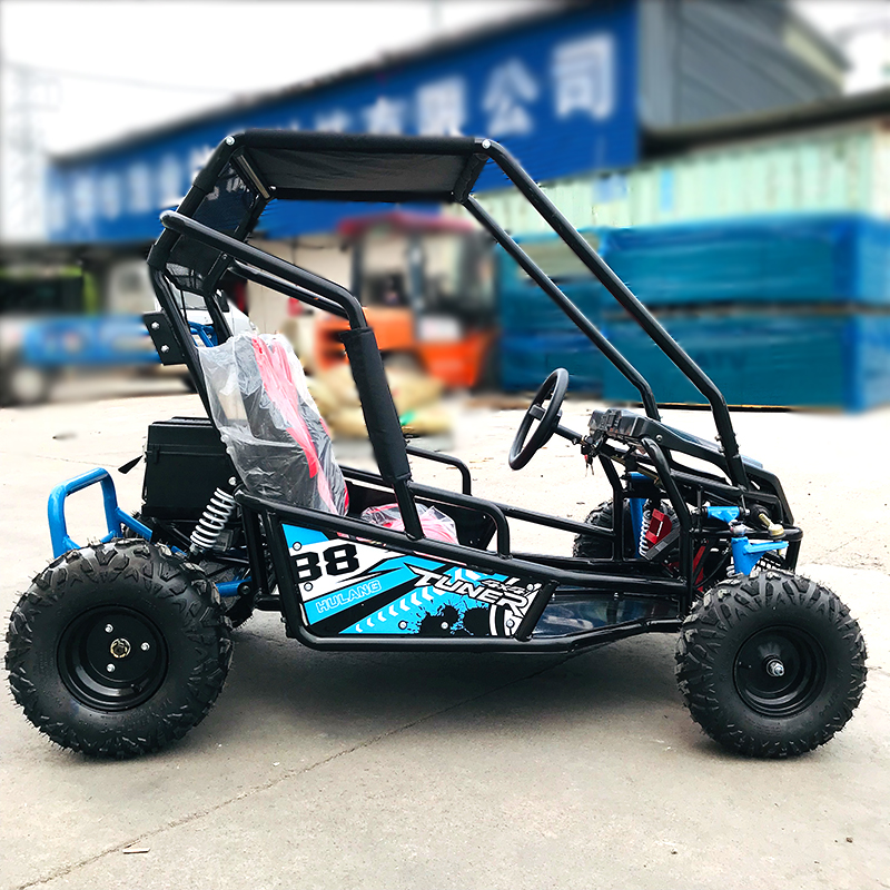 Two-Seater Parent-Child Go-Kart With Roof