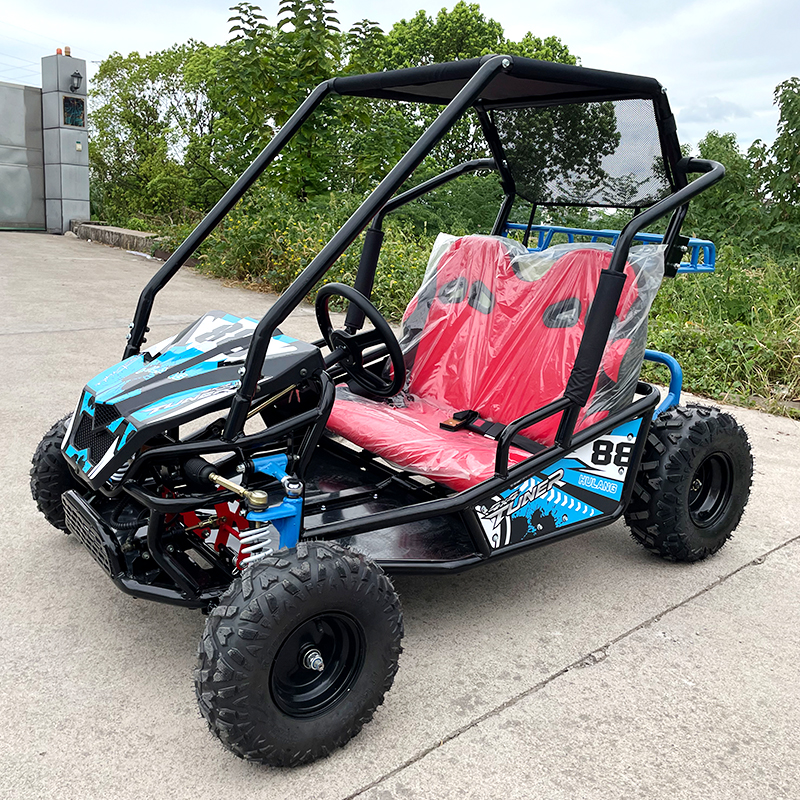 Two-Seater Parent-Child Go-Kart With Roof