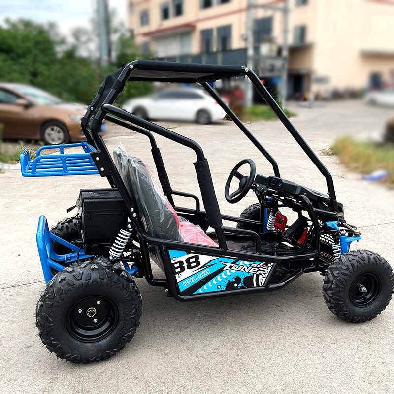 Two-Seater Parent-Child Go-Kart With Roof